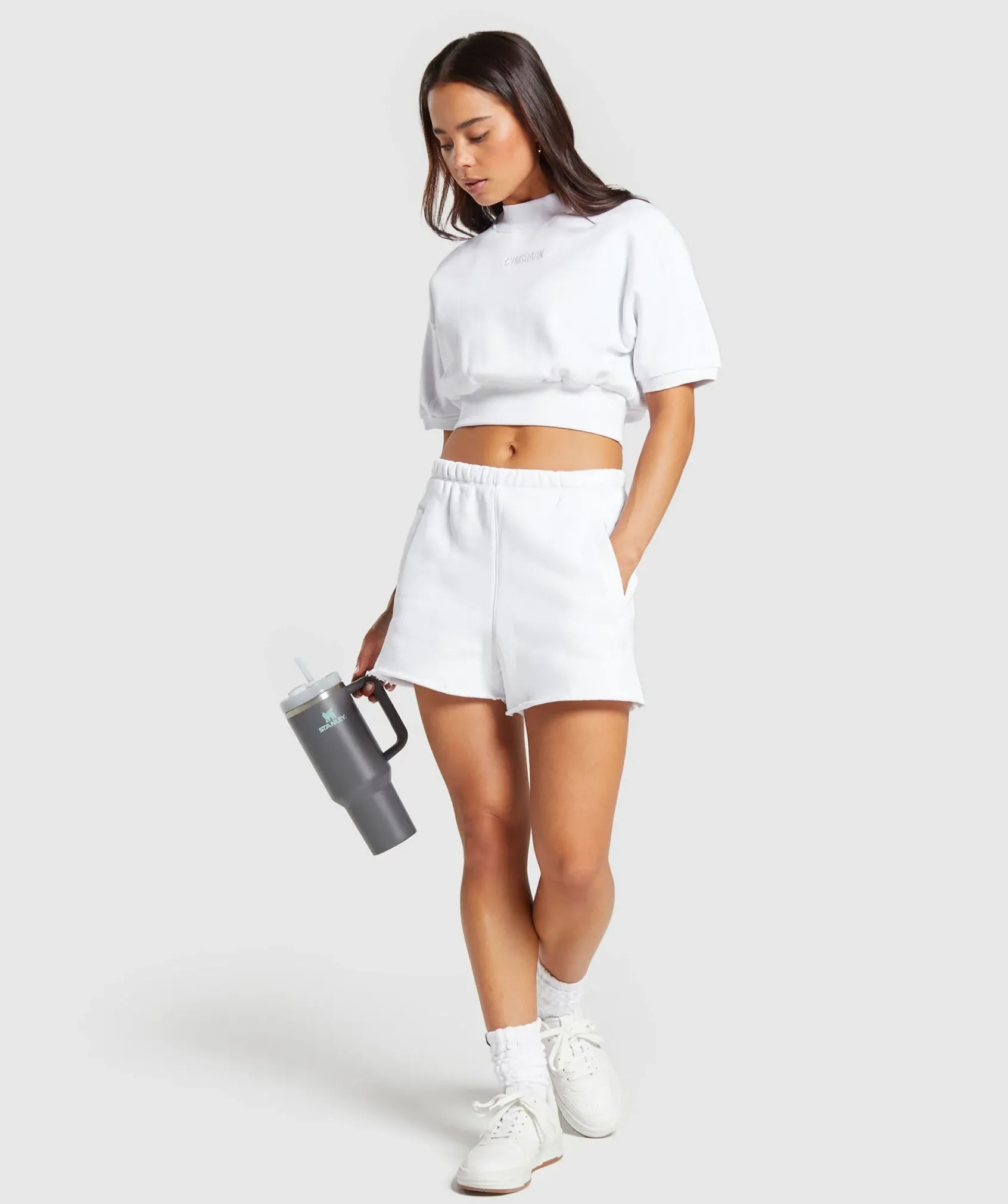 DAMES Gymshark Croptops|Hoodies & Truien*Loopback Sweat Pullover