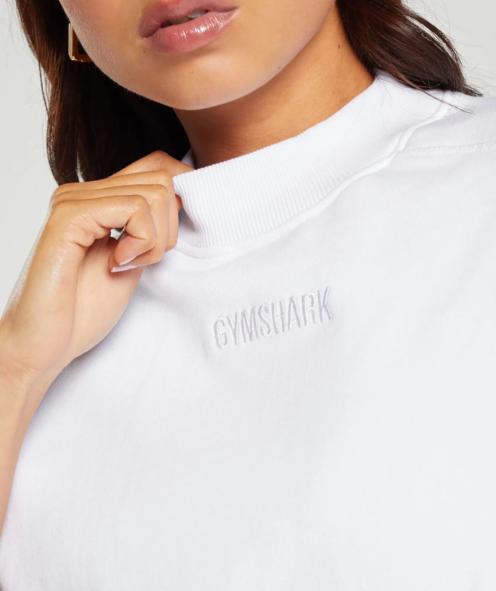 DAMES Gymshark Croptops|Hoodies & Truien*Loopback Sweat Pullover