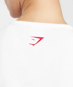DAMES Gymshark Croptops|T-shirts*Love Hearts Crop Top