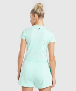 DAMES Gymshark Croptops|T-shirts*Love Hearts Crop Top