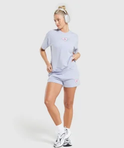 DAMES Gymshark T-shirts*Love Hearts Oversized T-Shirt