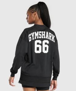 DAMES Gymshark T-shirts*Mesh Long Sleeve Varsity Top