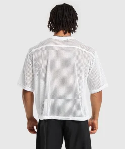 Heren Gymshark T-shirts*Mesh Oversized T-Shirt