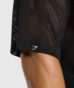 Heren Gymshark T-shirts*Mesh Oversized T-Shirt