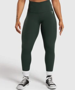 DAMES Gymshark Leggings|Scrunch Bum Leggings*Mesh Waistband Leggings