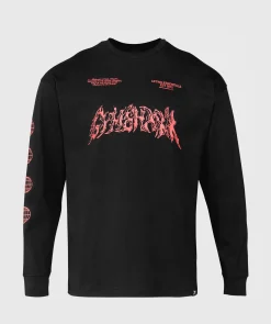 Heren Gymshark T-shirts*Metal Lifting Graphic Long Sleeve T-Shirt
