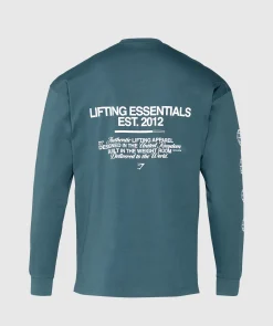 Heren Gymshark T-shirts*Metal Lifting Graphic Long Sleeve T-Shirt