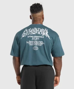 Heren Gymshark T-shirts*Metal Lifting Graphic T-Shirt