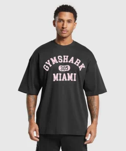 Heren Gymshark T-shirts*Miami Graphic T-Shirt