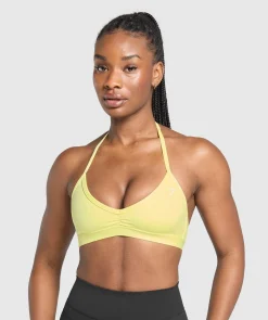 DAMES Gymshark Sport-bh's*Minimal Halterneck Sports Bra
