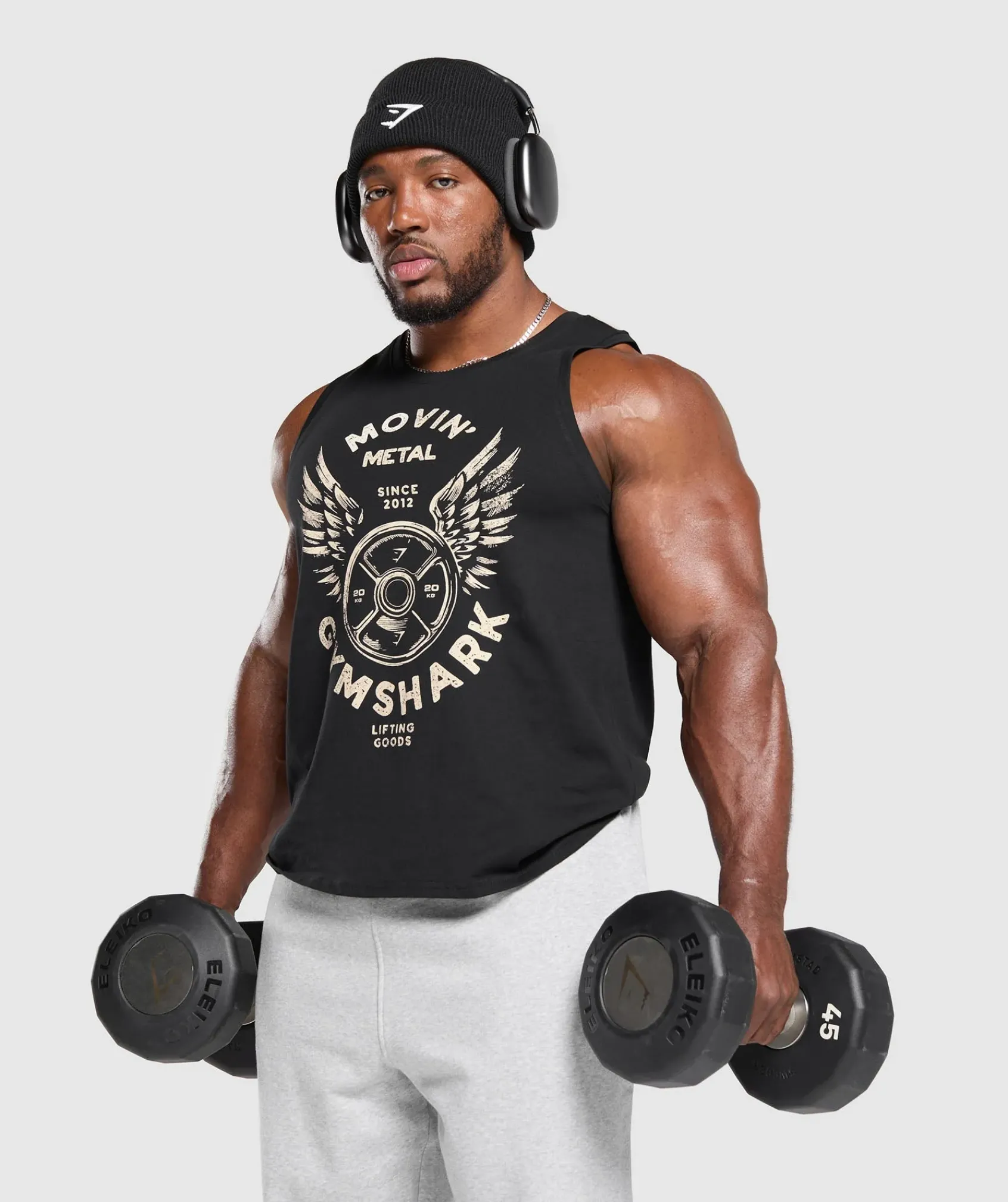 Heren Gymshark Tanktops*Movin' Metal Graphic Tank