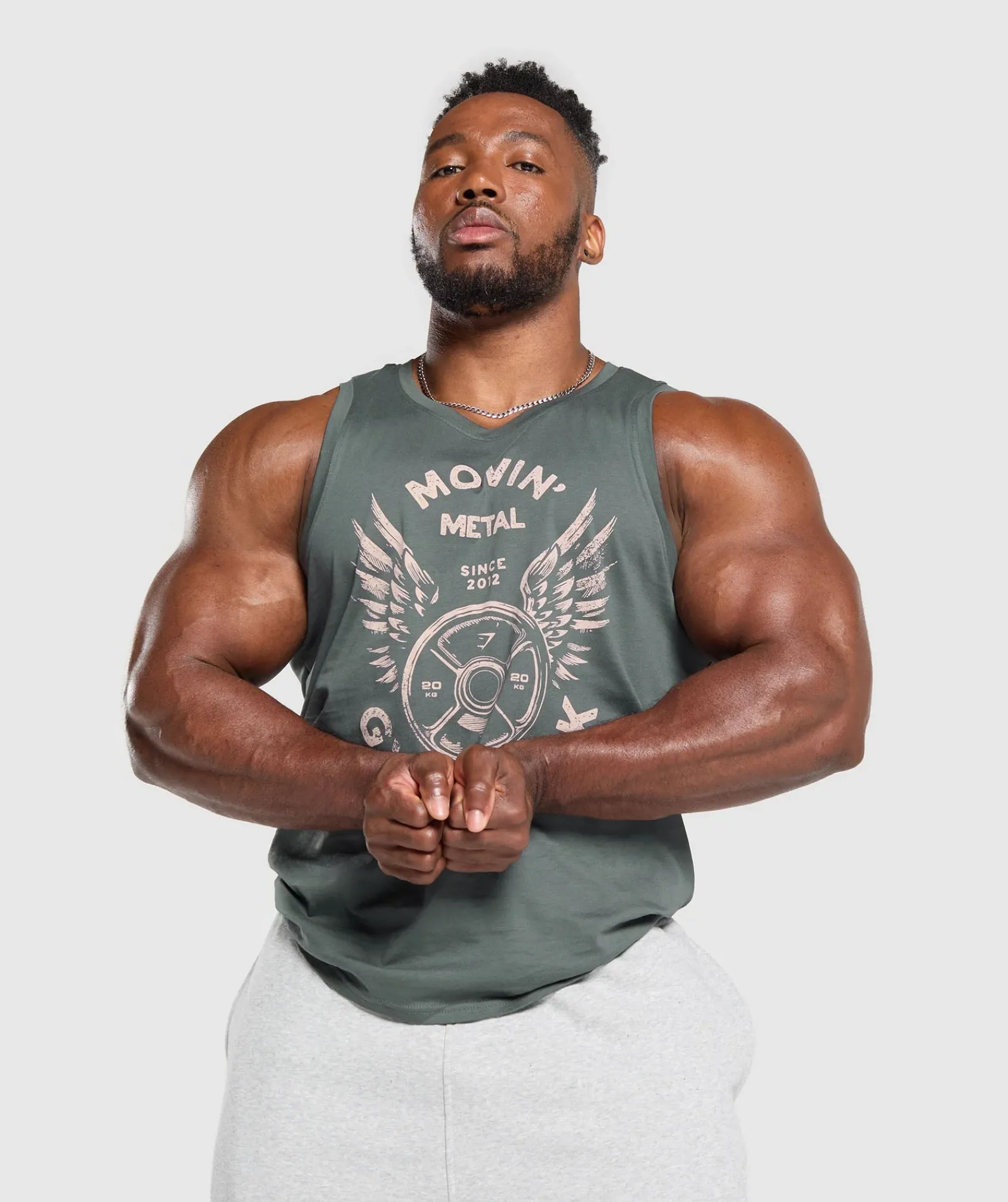 Heren Gymshark Tanktops*Movin' Metal Graphic Tank