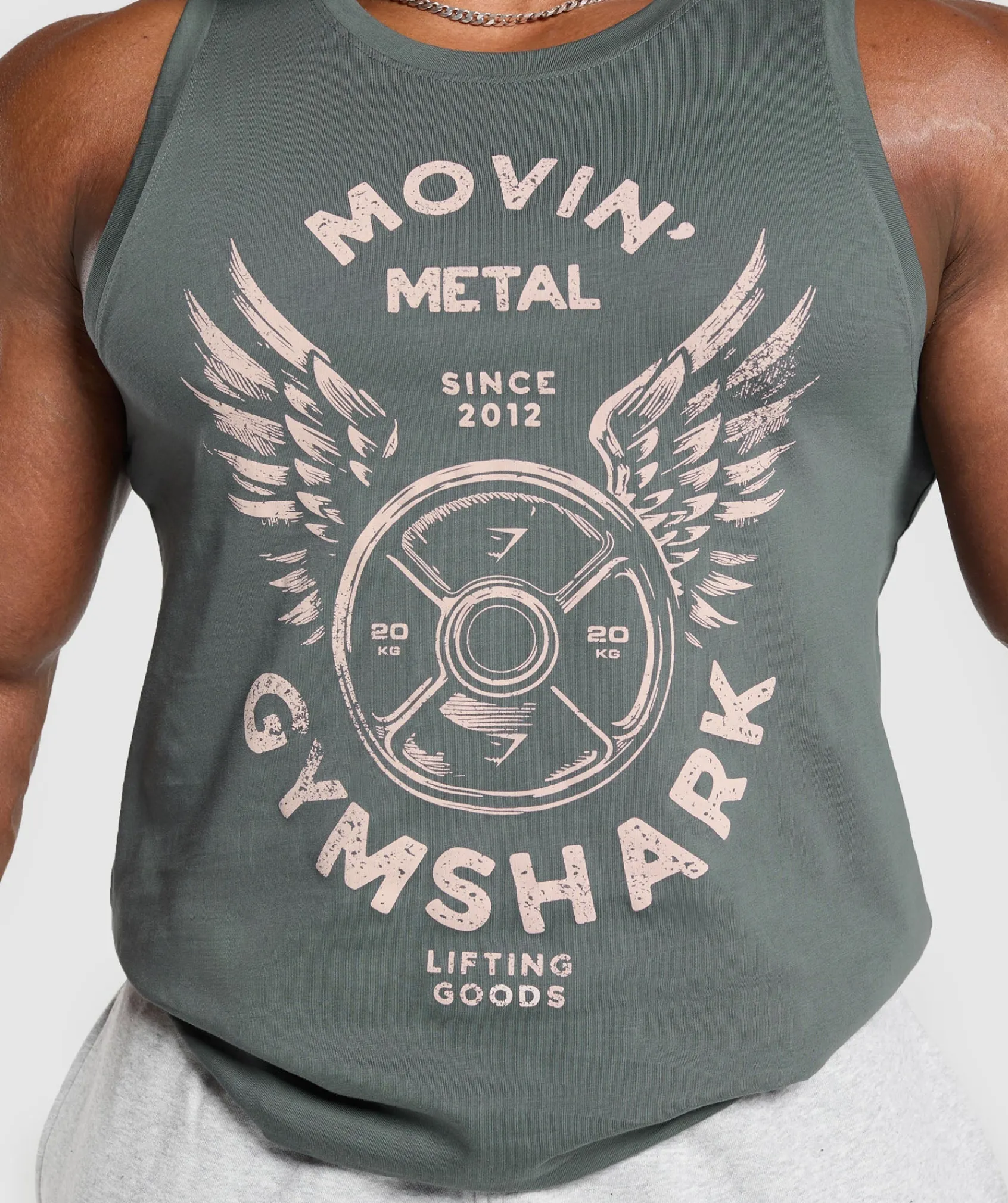 Heren Gymshark Tanktops*Movin' Metal Graphic Tank