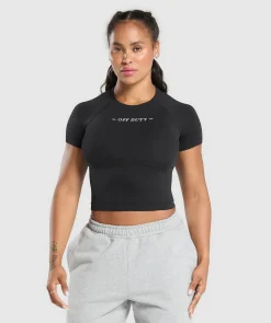 DAMES Gymshark Croptops|T-shirts*Off Duty Seamless Baby Tee