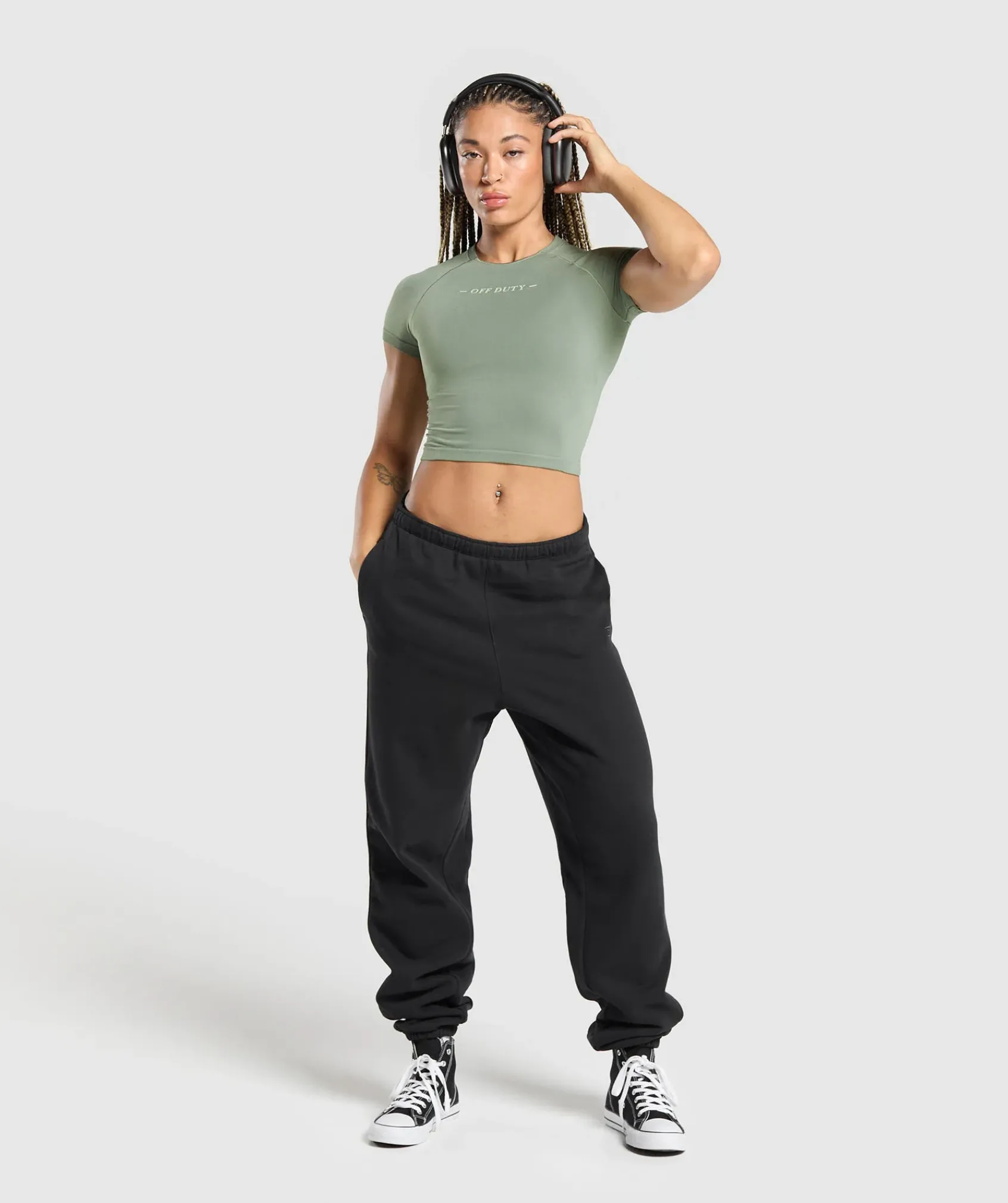 DAMES Gymshark Croptops|T-shirts*Off Duty Seamless Baby Tee