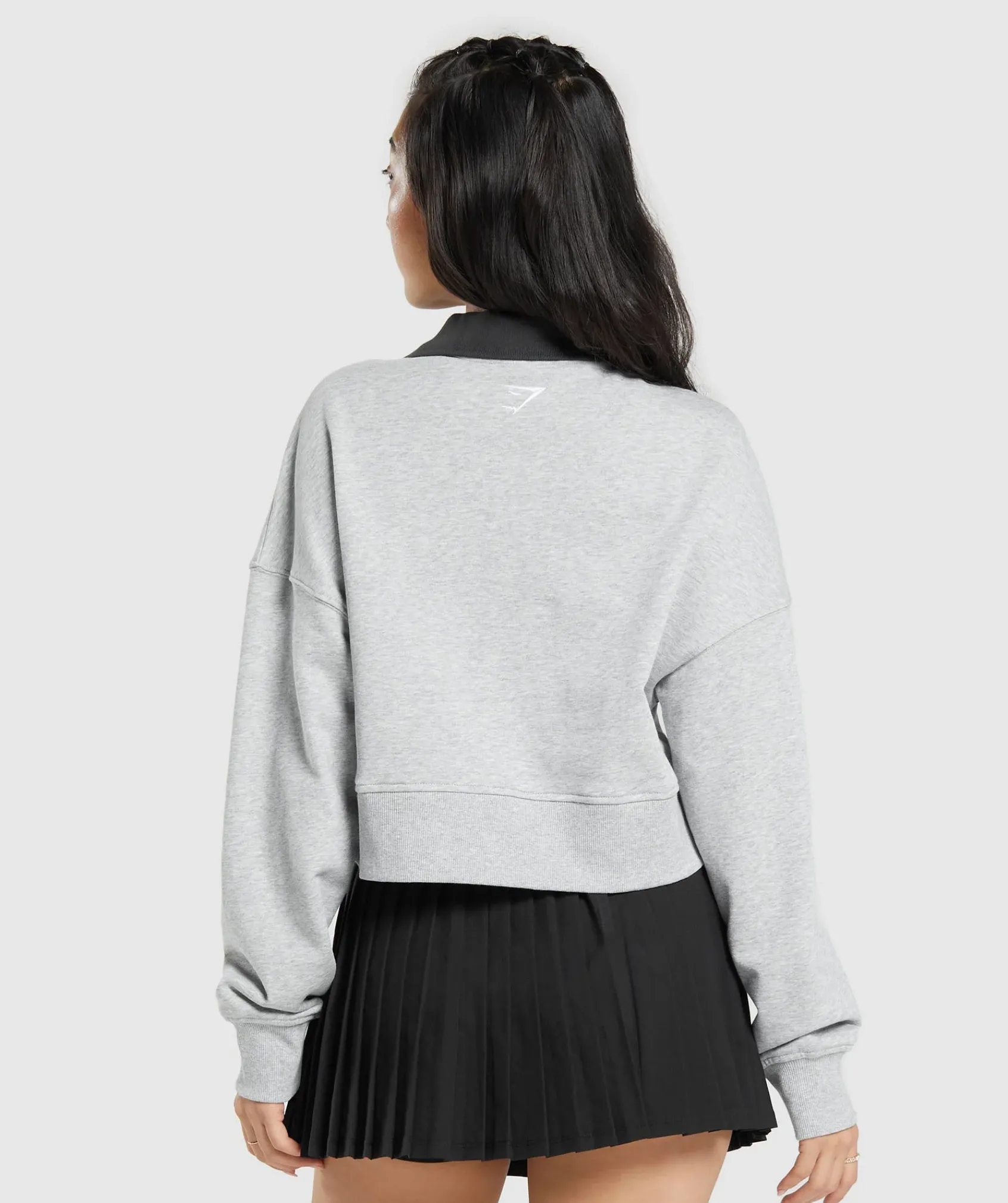 DAMES Gymshark Hoodies & Truien*Outline Graphic Oversized 1/4 Zip Pullover