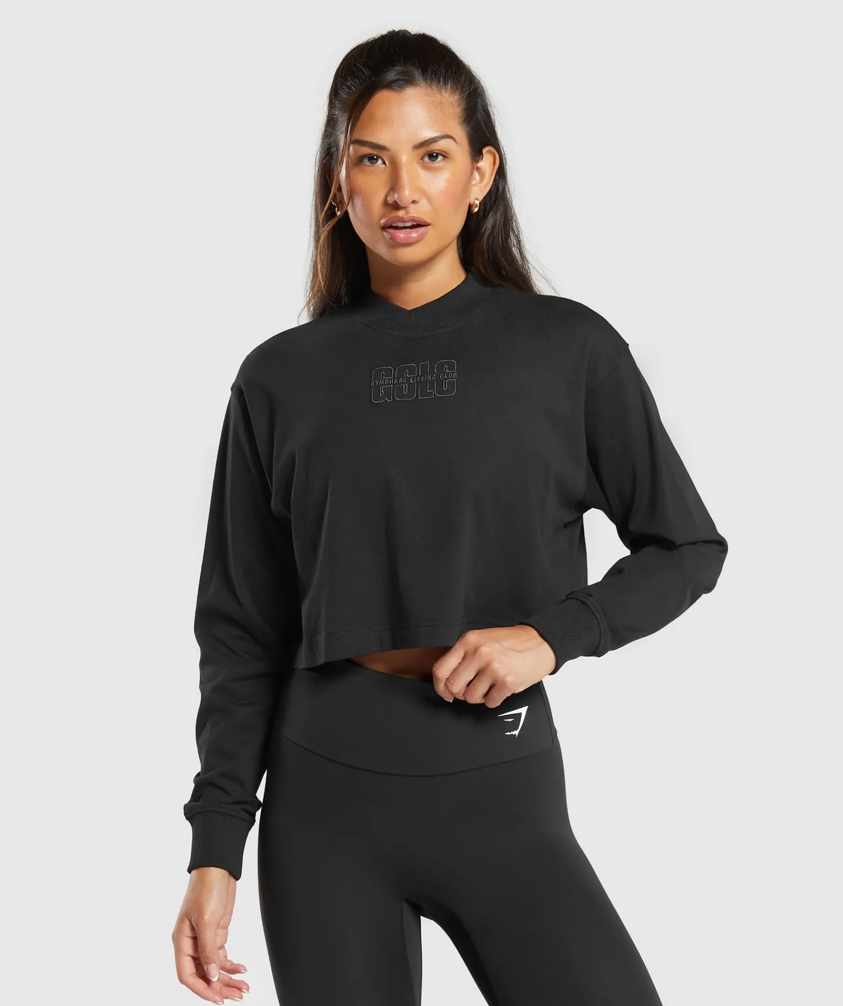 DAMES Gymshark Croptops|T-shirts*Outline Oversized Top