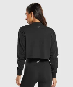 DAMES Gymshark Croptops|T-shirts*Outline Oversized Top