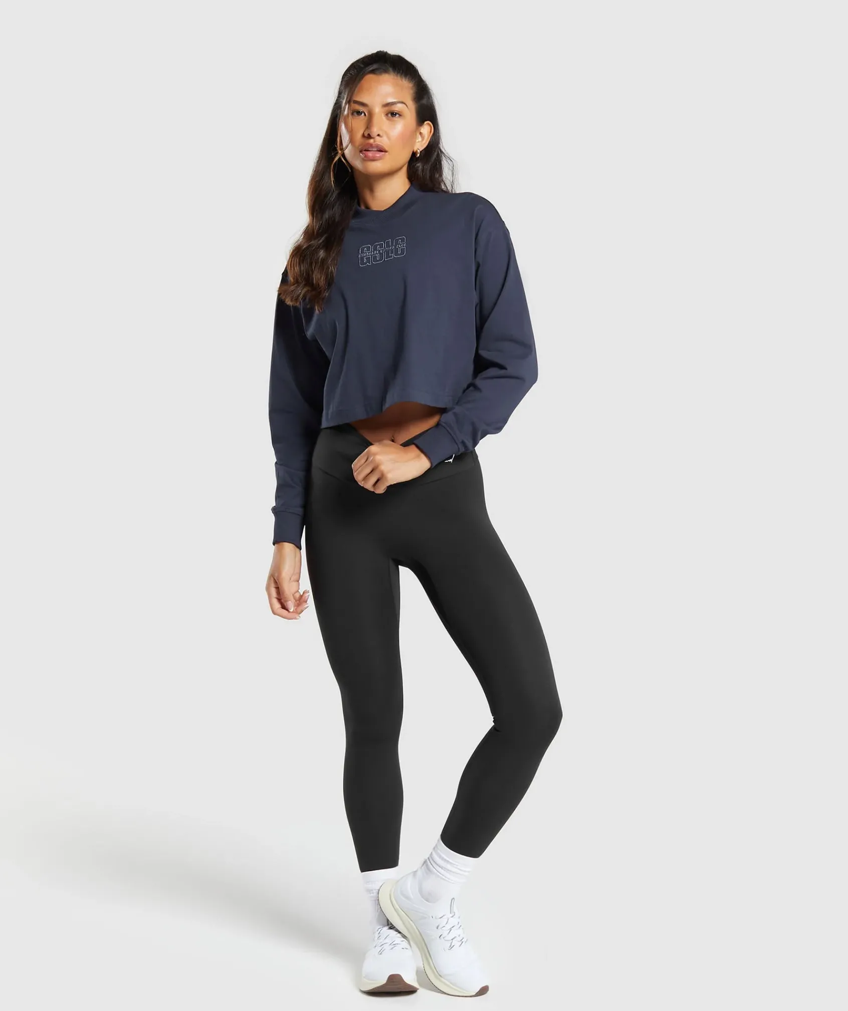 DAMES Gymshark Croptops|T-shirts*Outline Oversized Top