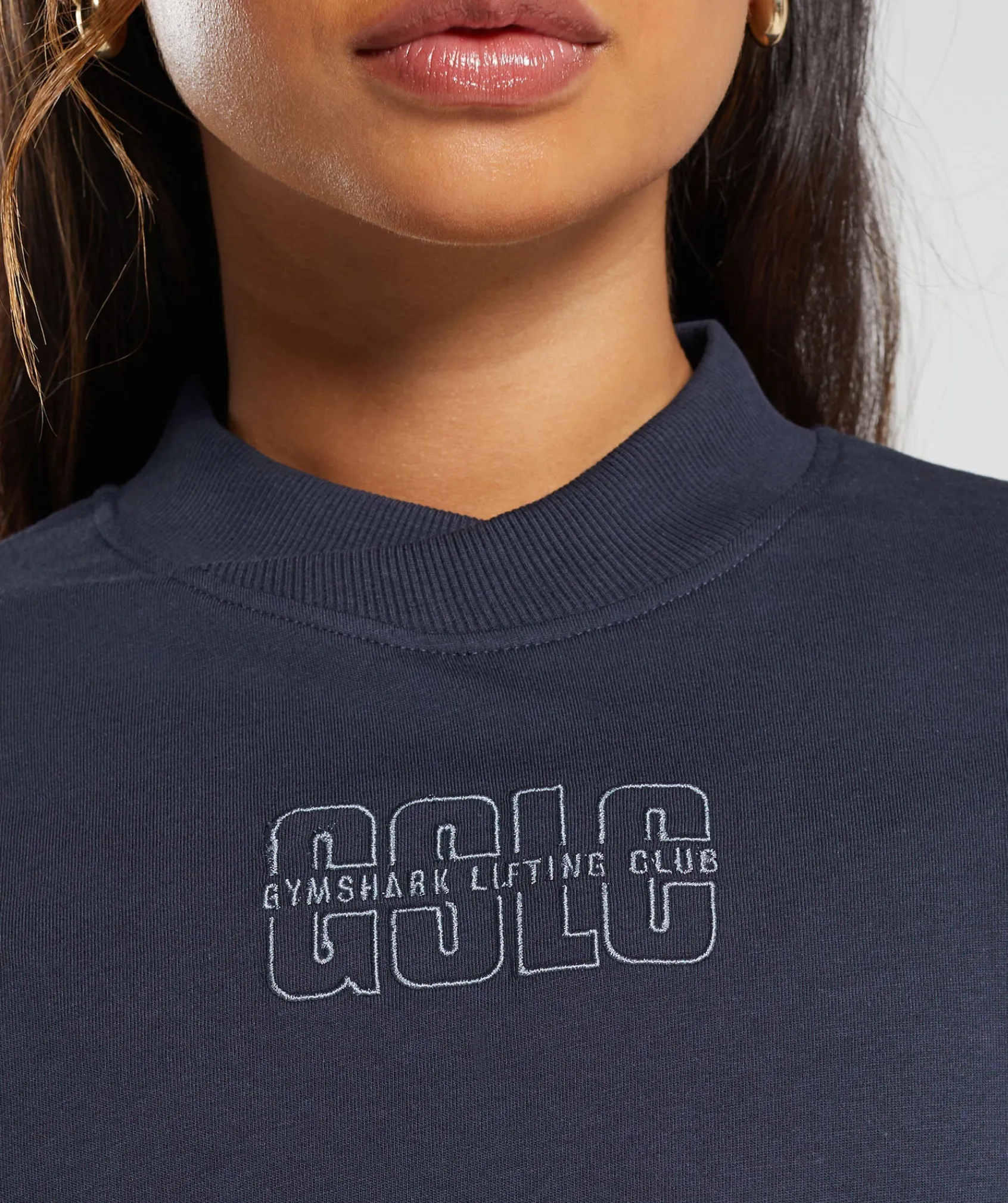 DAMES Gymshark Croptops|T-shirts*Outline Oversized Top