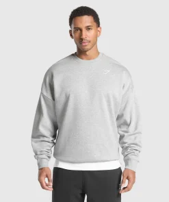 Heren Gymshark Hoodies & Truien*Oversized Crest Crew