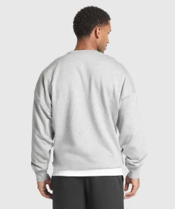 Heren Gymshark Hoodies & Truien*Oversized Crest Crew