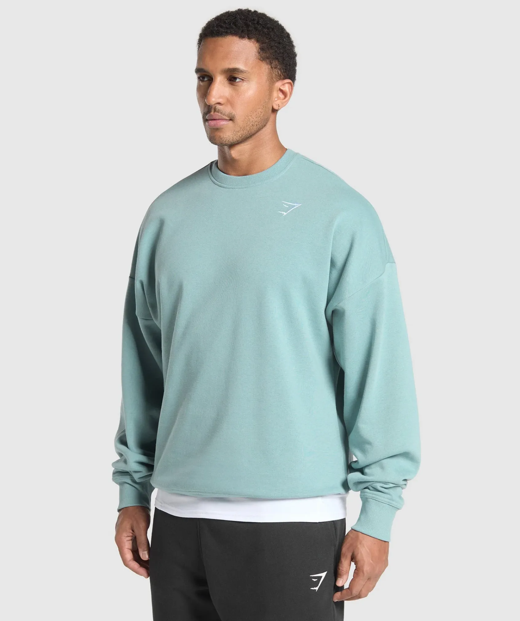 Heren Gymshark Hoodies & Truien*Oversized Crest Crew