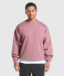 Heren Gymshark Hoodies & Truien*Oversized Crest Crew