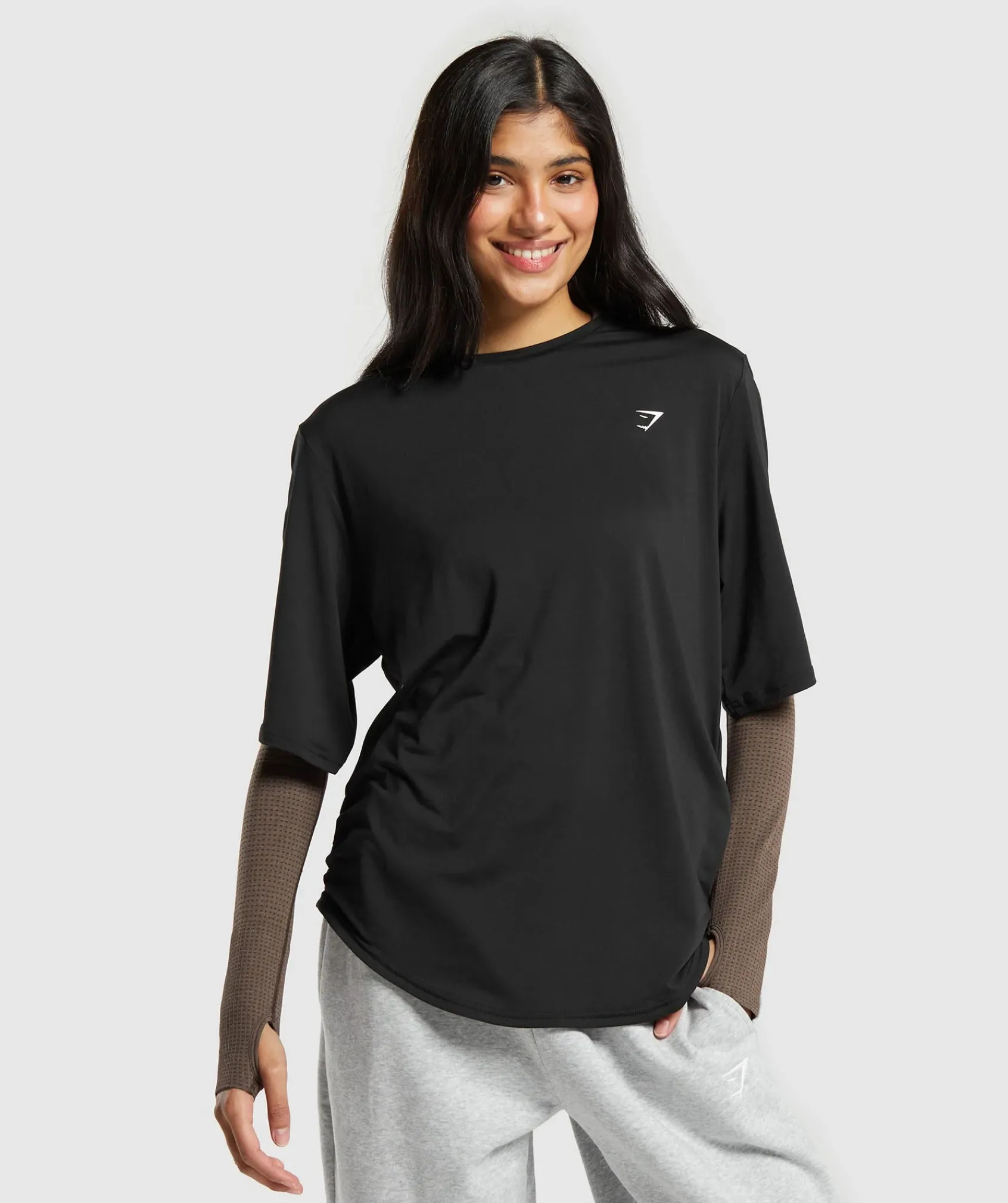 DAMES Gymshark T-shirts*Oversized Ruched T-Shirt