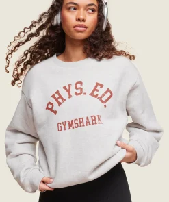 DAMES Gymshark Hoodies & Truien*Phys Ed Crew Neck Sweatshirt