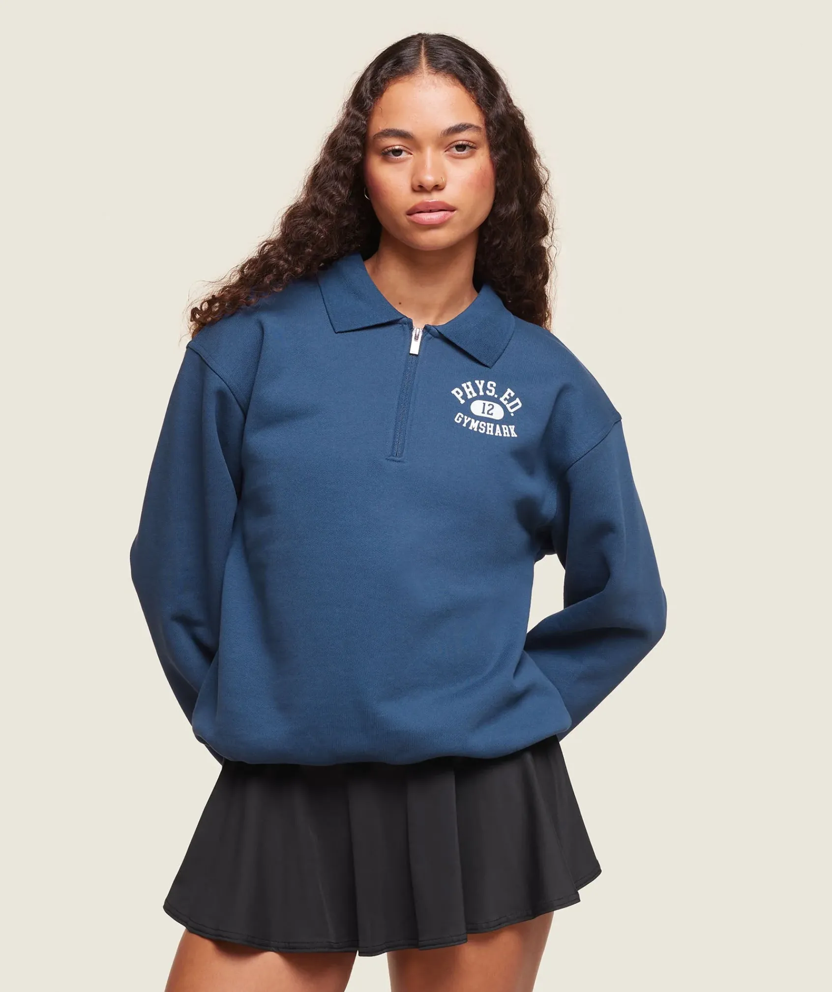 DAMES Gymshark Sportjacks|Hoodies & Truien*Phys Ed Graphic 1/4 Zip
