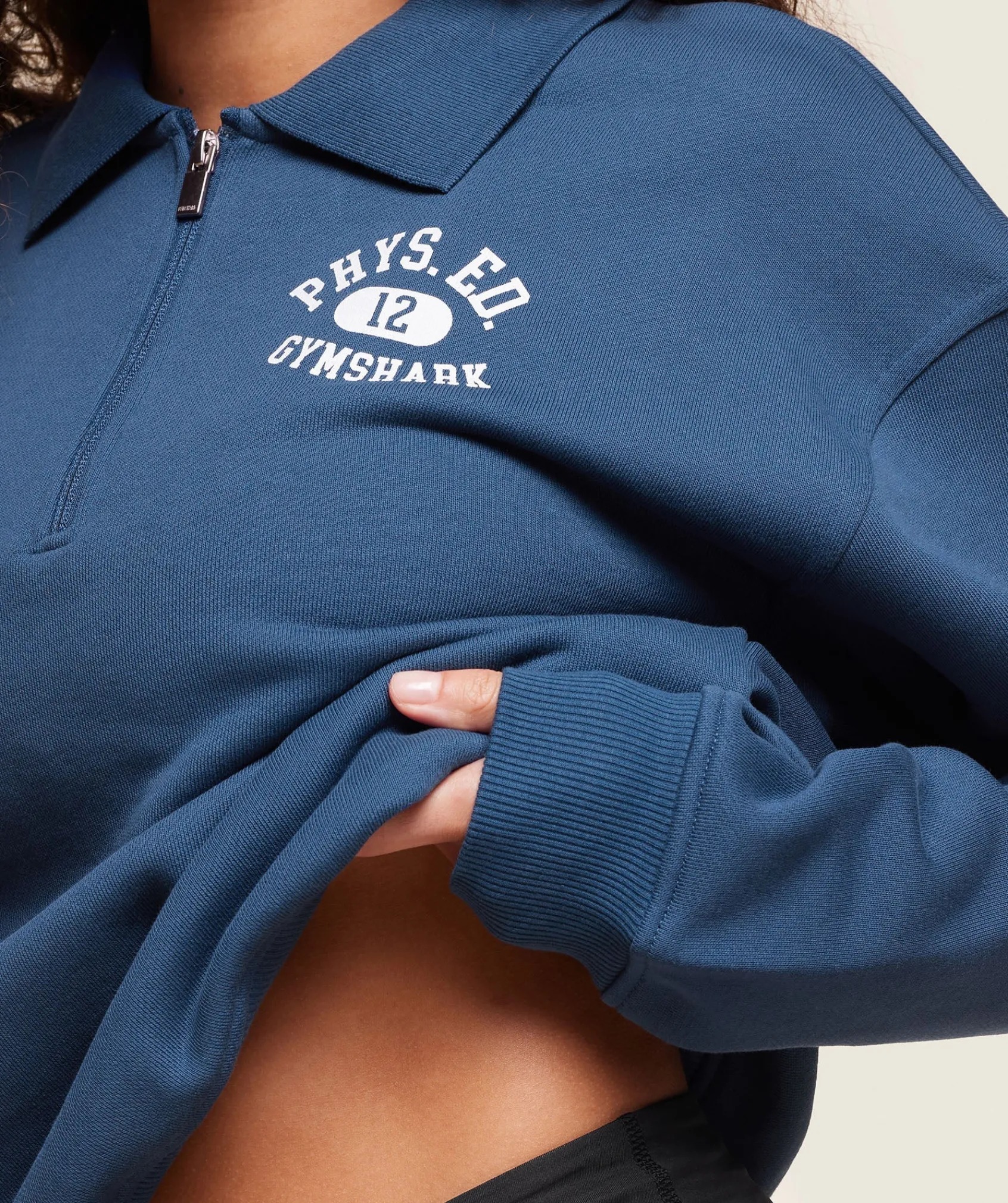 DAMES Gymshark Sportjacks|Hoodies & Truien*Phys Ed Graphic 1/4 Zip