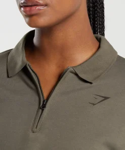 DAMES Gymshark Hoodies & Truien*Phys Ed Graphic 1/4 Zip