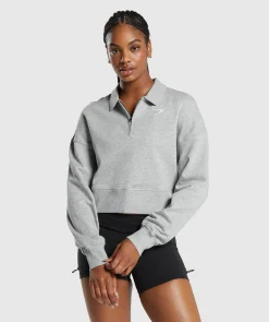 DAMES Gymshark Hoodies & Truien*Phys Ed Graphic 1/4 Zip