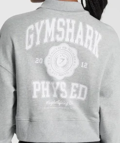 DAMES Gymshark Hoodies & Truien*Phys Ed Graphic 1/4 Zip