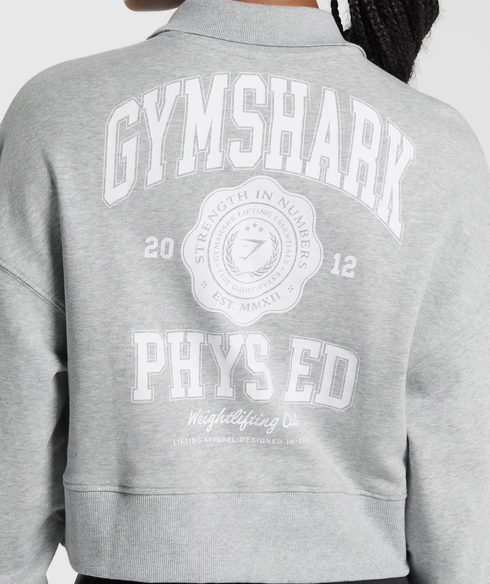DAMES Gymshark Hoodies & Truien*Phys Ed Graphic 1/4 Zip