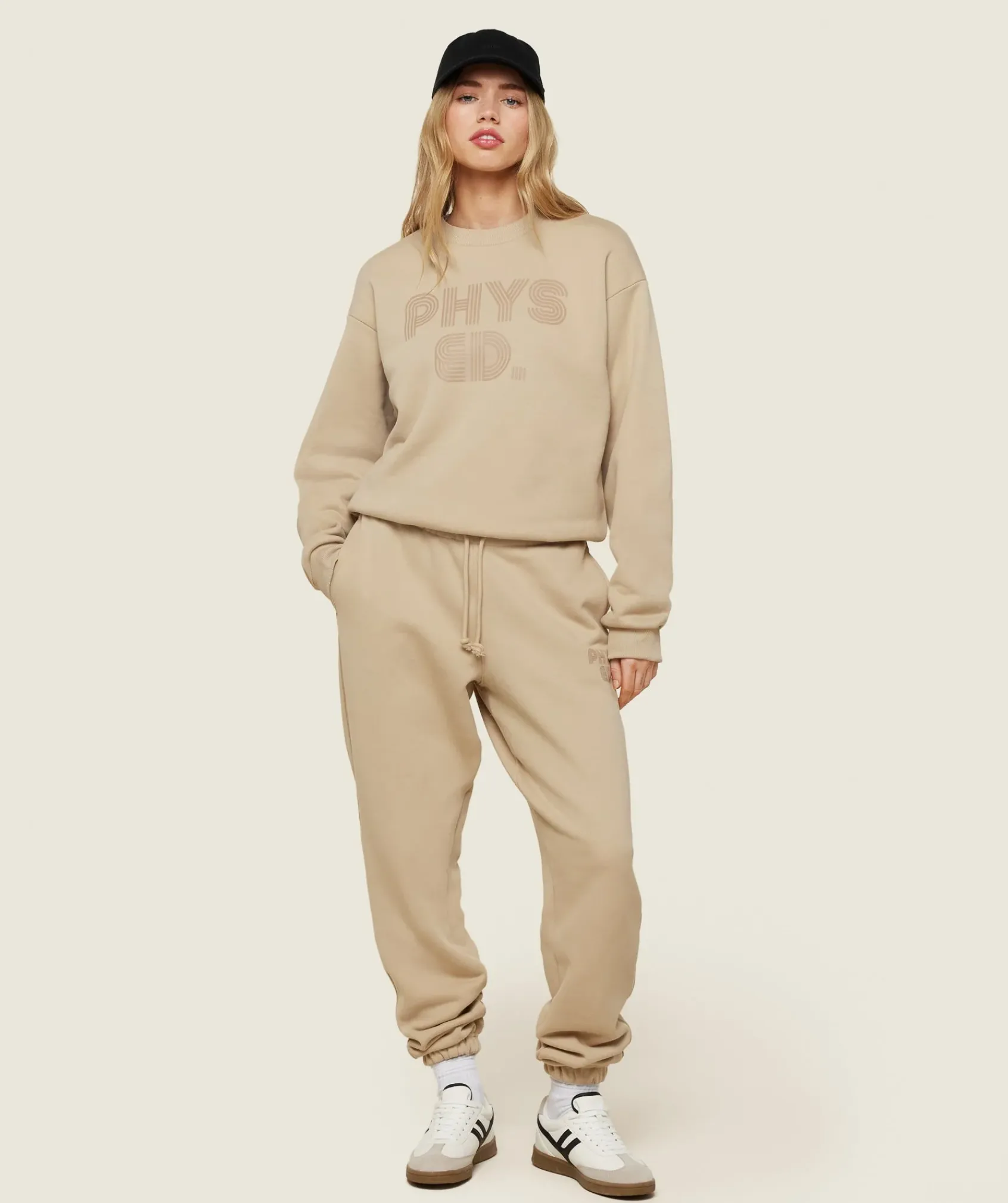 DAMES Gymshark Hoodies & Truien*Phys Ed Graphics Relaxed Sweatshirt