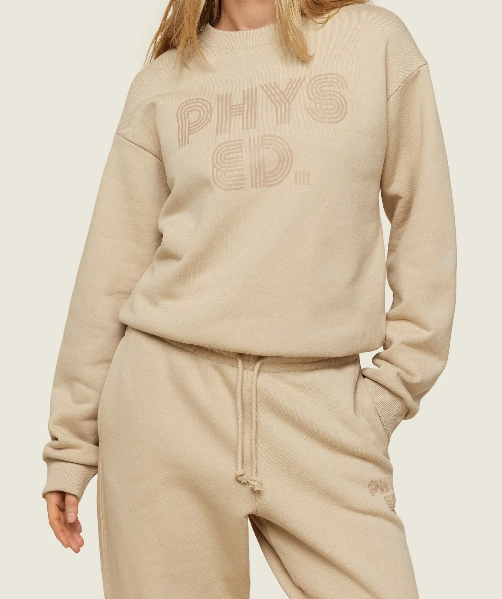 DAMES Gymshark Hoodies & Truien*Phys Ed Graphics Relaxed Sweatshirt