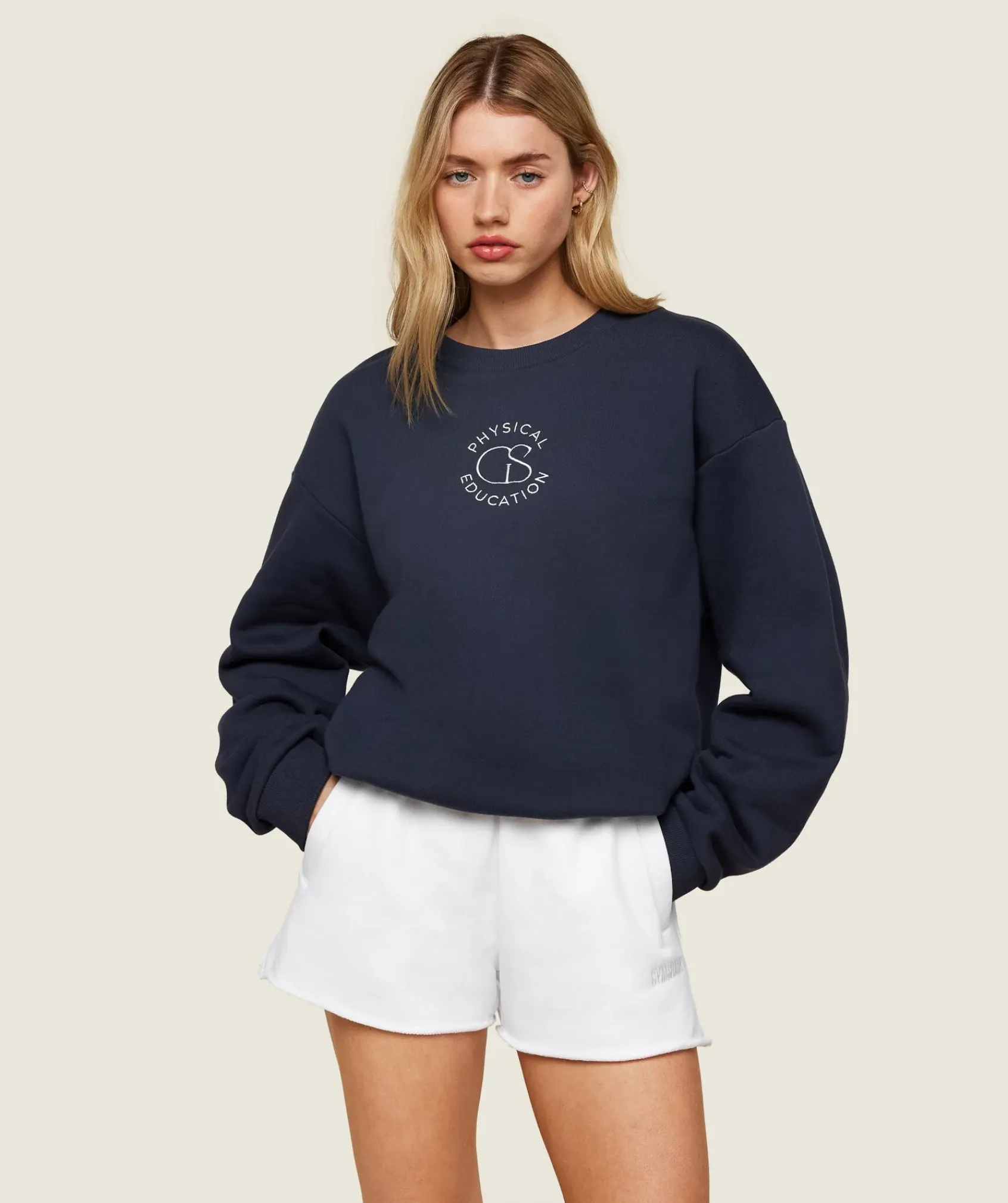 DAMES Gymshark Hoodies & Truien*Phys Ed Logo Sweatshirt