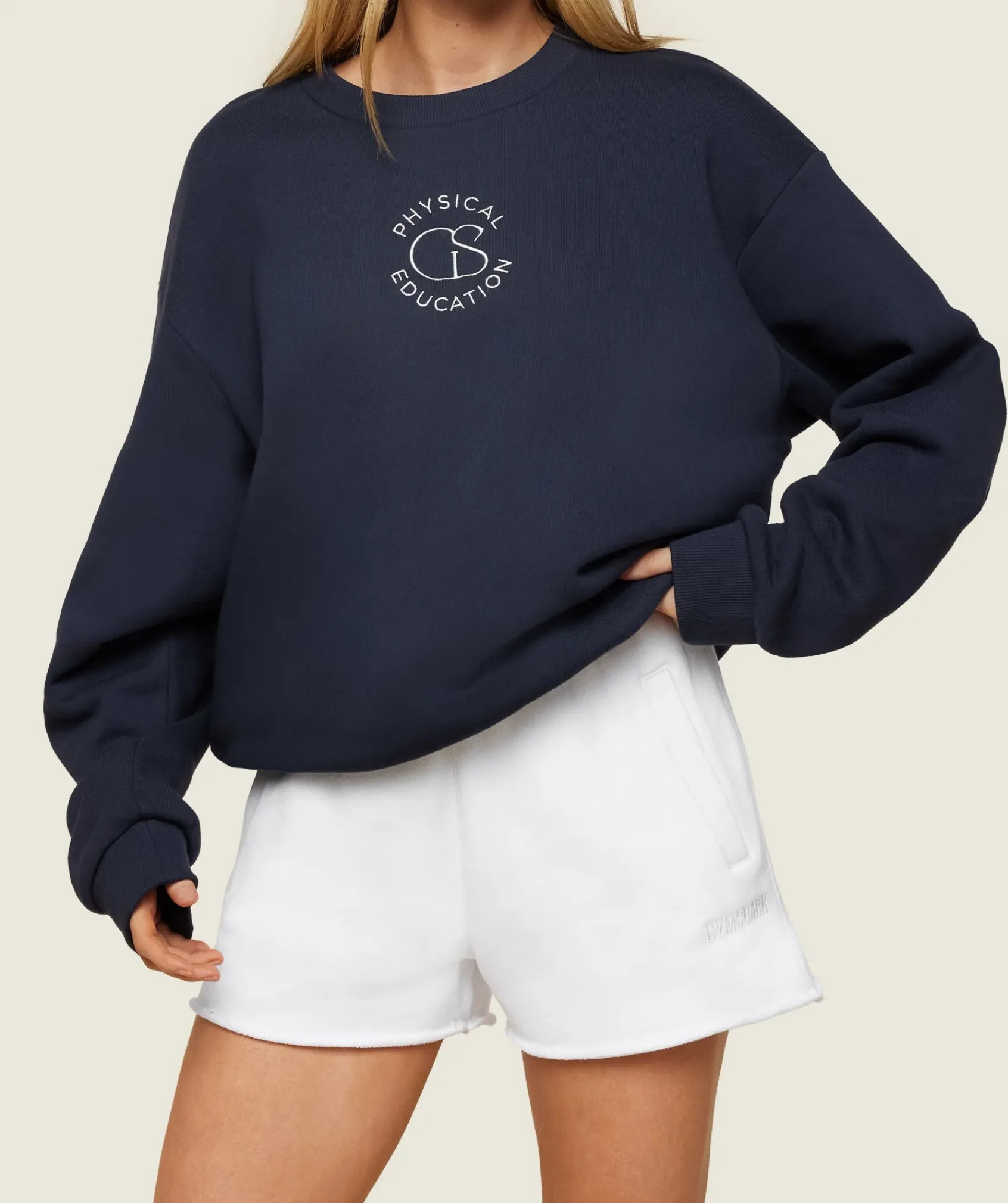 DAMES Gymshark Hoodies & Truien*Phys Ed Logo Sweatshirt