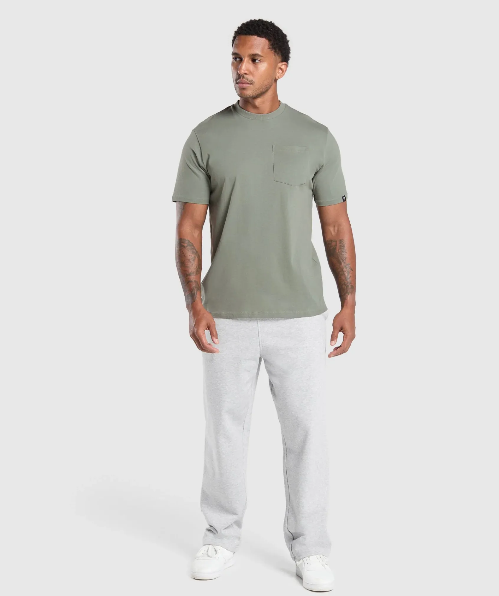 Heren Gymshark T-shirts*Pocket T-Shirt