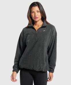 DAMES Gymshark Outerwear|Sportjacks*Polar Fleece 1/2 Zip