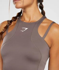 DAMES Gymshark Croptops|Tanktops*Power Midi Tank