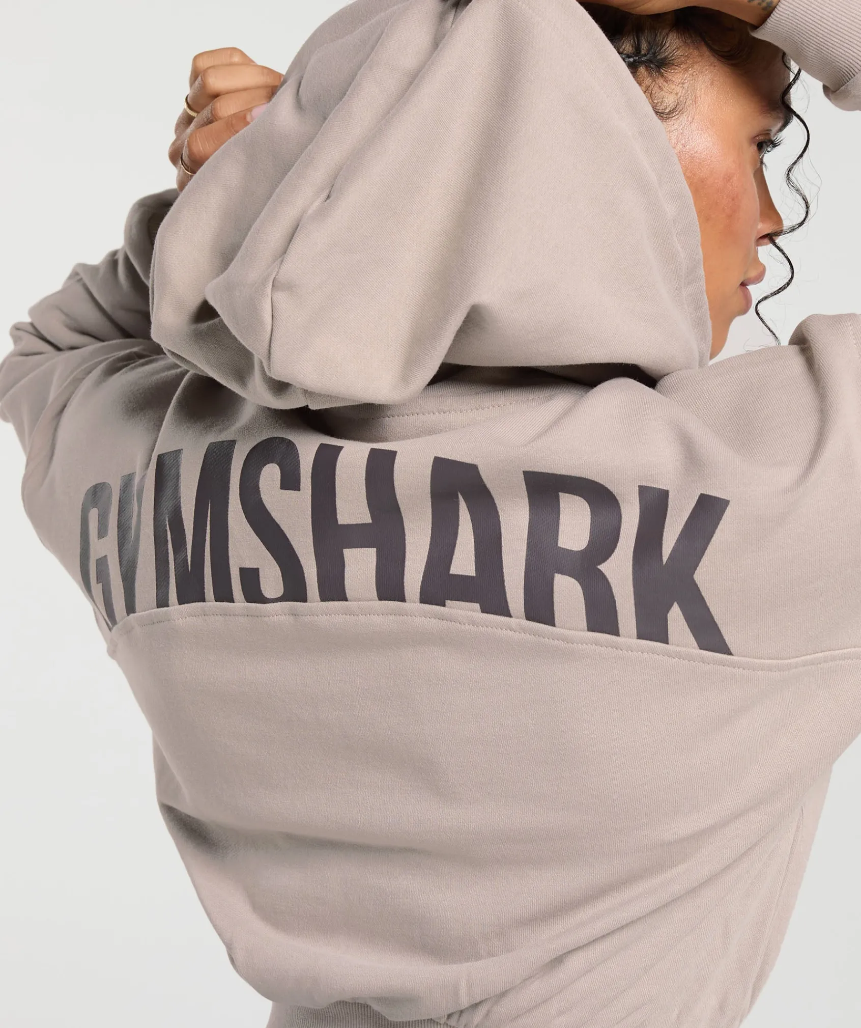DAMES Gymshark Hoodies & Truien*Power Midi Zip Hoodie