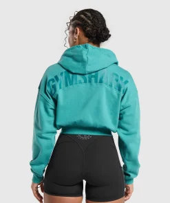 DAMES Gymshark Hoodies & Truien*Power Midi Zip Hoodie