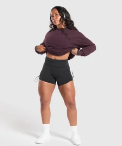 DAMES Gymshark Bedekkende Sportkleding|T-shirts*Power Oversized Long Sleeve Top