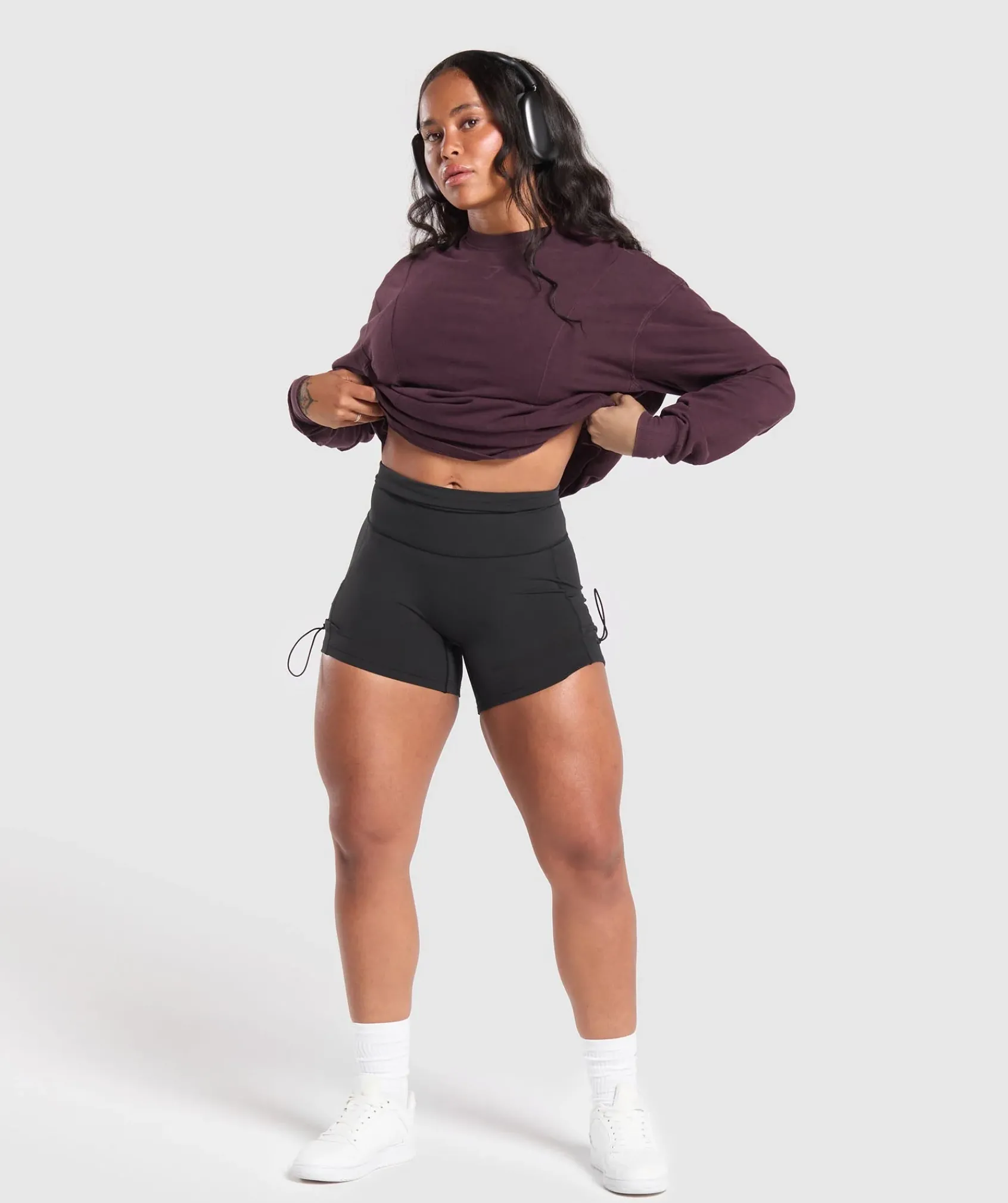 DAMES Gymshark Bedekkende Sportkleding|T-shirts*Power Oversized Long Sleeve Top