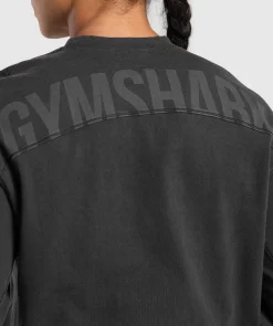 DAMES Gymshark Bedekkende Sportkleding|T-shirts*Power Oversized Long Sleeve Top