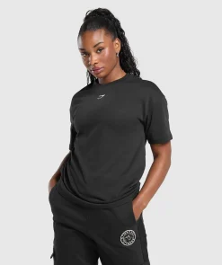 DAMES Gymshark Bedekkende Sportkleding|T-shirts*Power Oversized T-Shirt