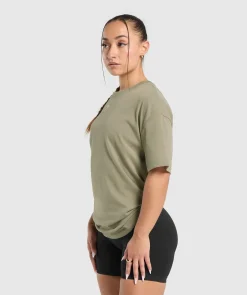 DAMES Gymshark Bedekkende Sportkleding|T-shirts*Power Oversized T-Shirt